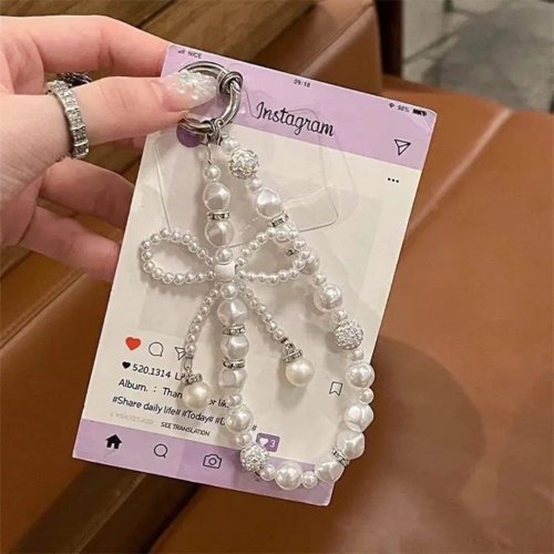 Pearl Whimsy Phone Charm