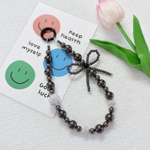 Crystal Bloom Phone Charm