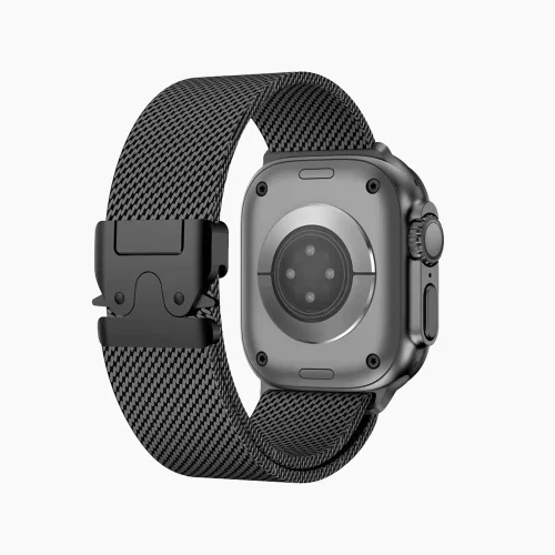 Milanese Loop Apple Watch Band - Black (42/44/45/46/49/Series10)