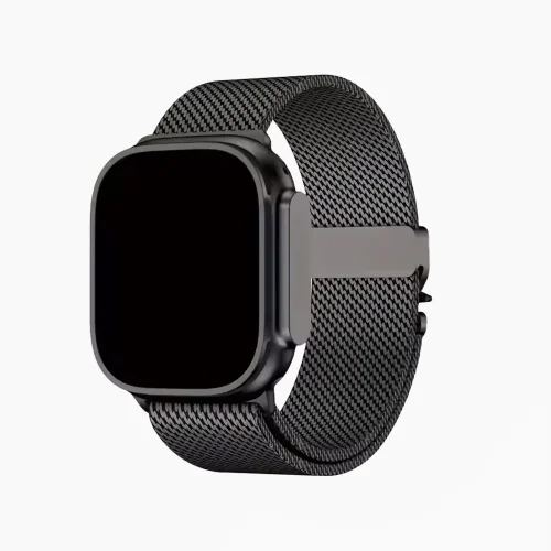 Milanese Loop Apple Watch Band - Black (42/44/45/46/49/Series10)