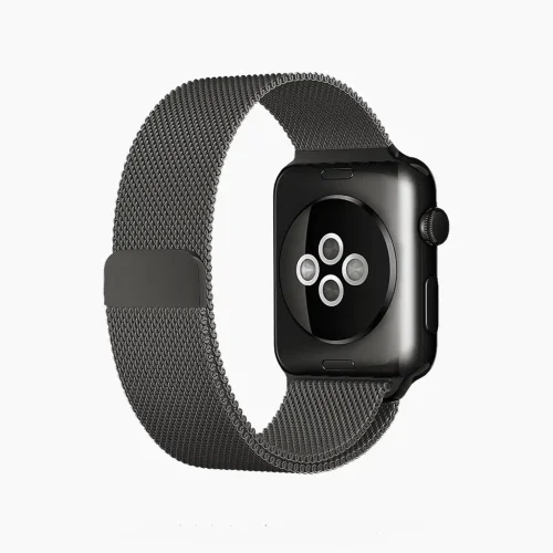 Magnetic Milanese Loop Apple Watch Band - Black (42/44/45/46/49/Series10)