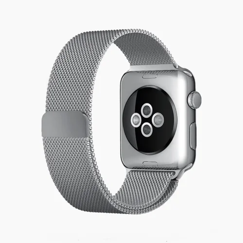Magnetic Milanese Loop Apple Watch Band - Silver (42/44/45/46/49/Series10)