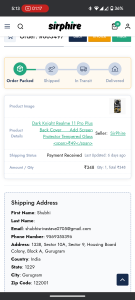 Received my order thanks team. 🫡👍👍