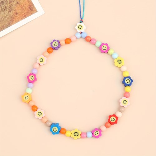 Smiley Bloom Phone Charm