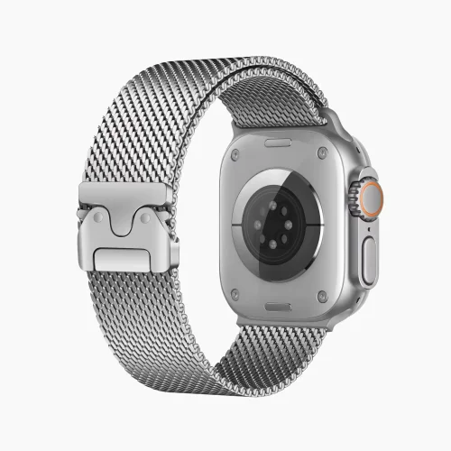 Milanese Loop Apple Watch Band - Silver (42/44/45/46/49/Series10)