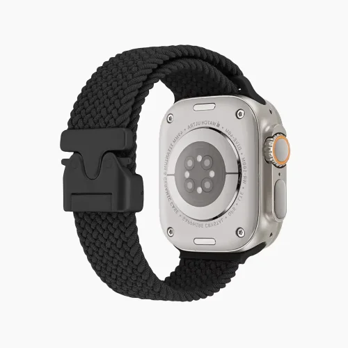 Parachute Buckle Nylon Strap - Black (42/44/45/46/49/Series10)