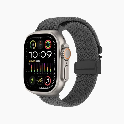 Parachute Buckle Nylon Strap - Gray (42/44/45/46/49/Series10)