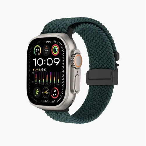 Parachute Buckle Nylon Strap - Army Green (42/44/45/46/49/Series10)