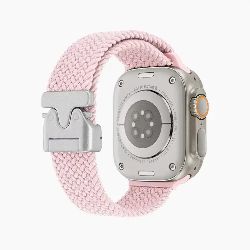 Parachute Buckle Nylon Strap - Pink (42/44/45/46/49/Series10)