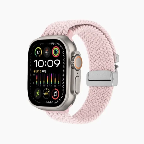 Parachute Buckle Nylon Strap - Pink (42/44/45/46/49/Series10)