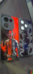 both covers bit glossy, but love the shine 😊