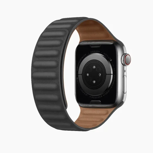 Dark Taupe Poppy Magnetic Apple WatchBand - Gray (42/44/45/46/49/Series10)