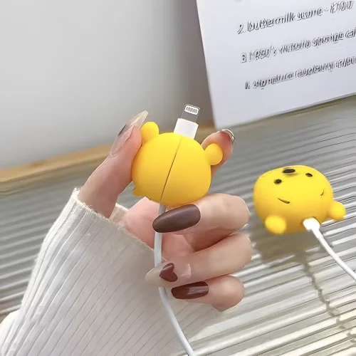 Poo Charger Cover With Spiral Cable Protectors Sleeve