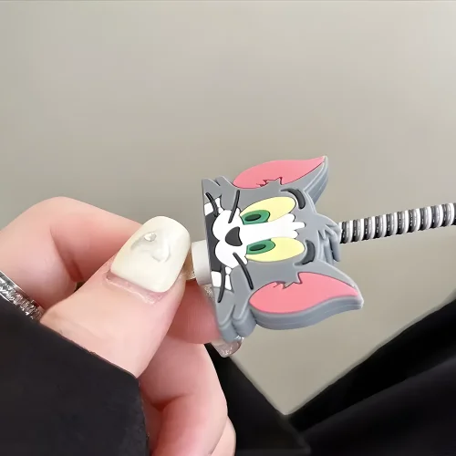 Tom Charger Cover With Spiral Cable Protectors Sleeve