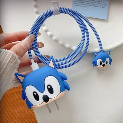 Sonic Charger Cover With Spiral Cable Protectors Sleeve