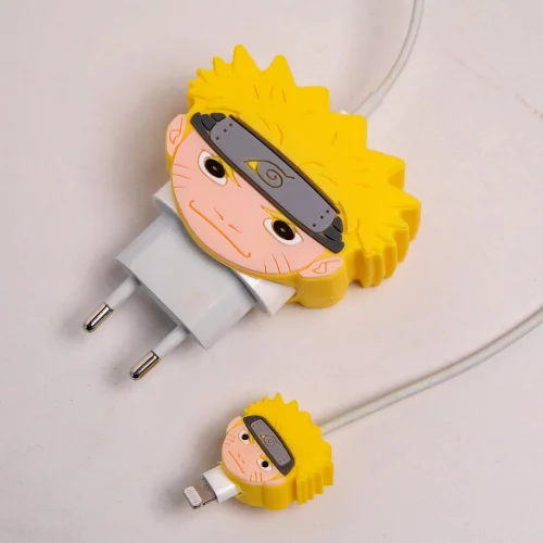 Naruto Charger Cover With Spiral Cable Protectors Sleeve