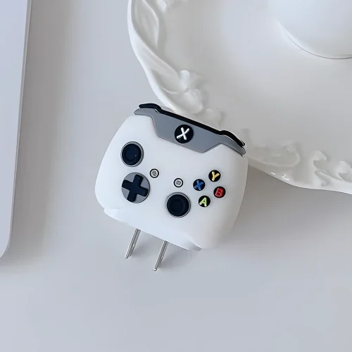 Game Console Charger Cover With Spiral Cable Protectors Sleeve