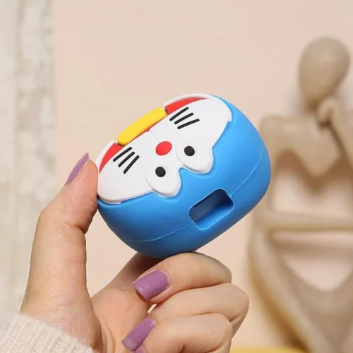 Doraemon Charger Cover With Spiral Cable Protectors Sleeve