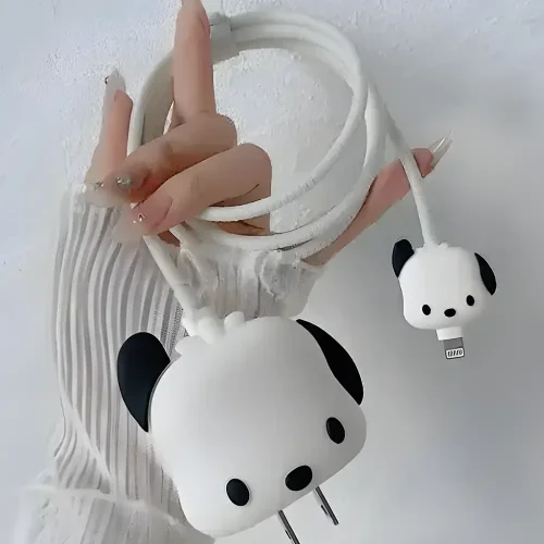 Dog Charger Cover With Spiral Cable Protectors Sleeve