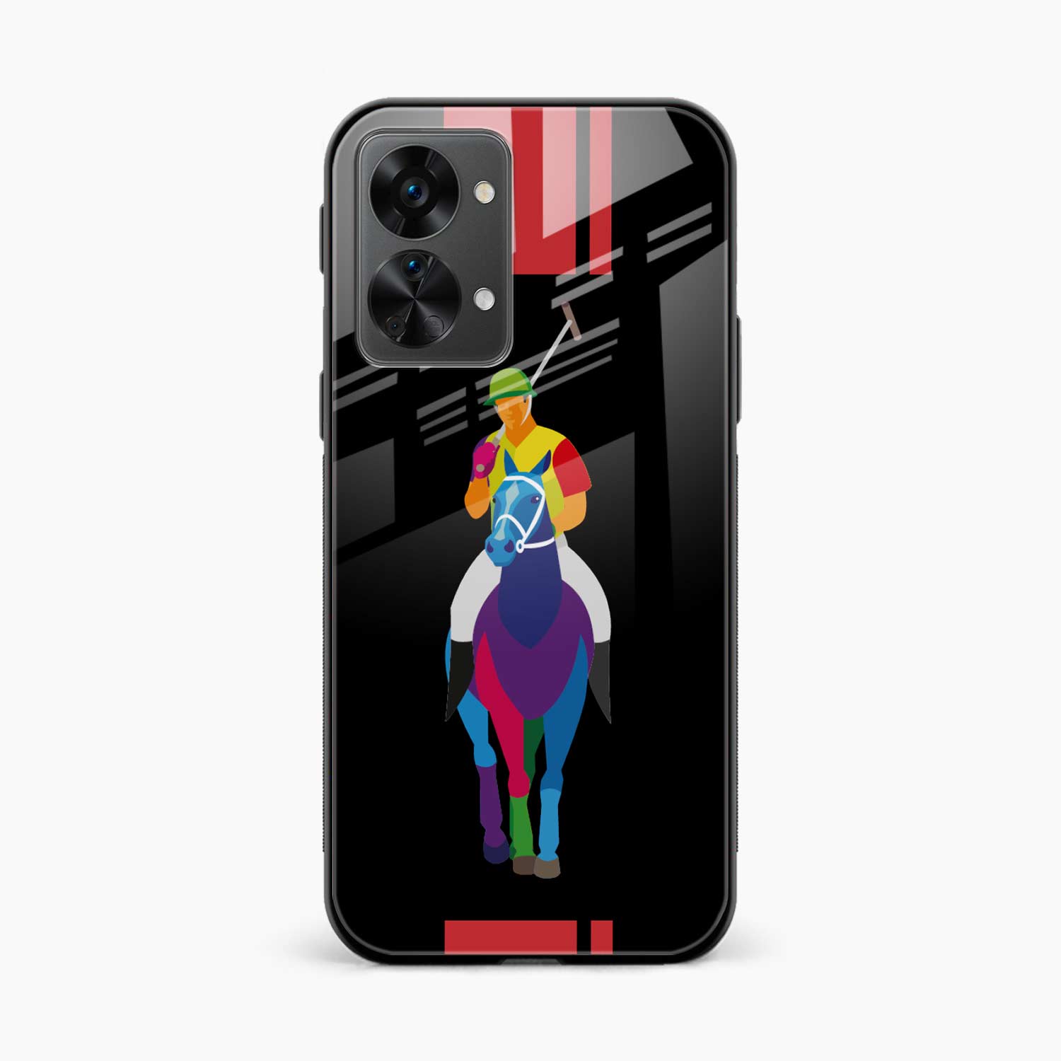 Multicolor Sant Barbara Polo Black OnePlus Nord 2t  Cover